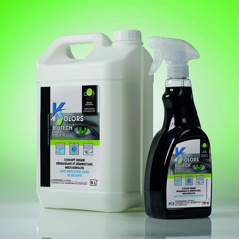 Image de KOLORS BIOTECH : Dégraissant désinfectant avec indicateur colorimétrique