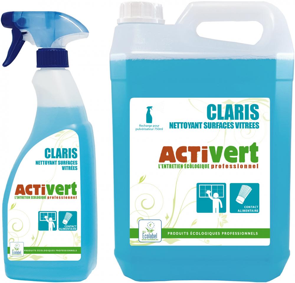 Image de CLARIS - NETTOYANT DE SURFACES VITREES