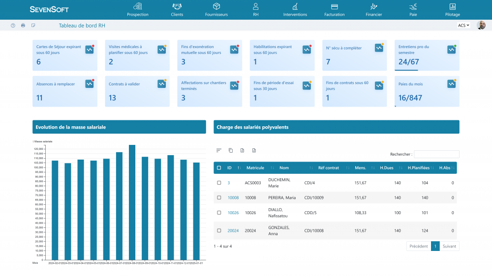 Image de ERP SEVENSOFT3 PROPRETE